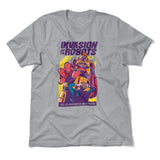 Invasion Of The Robots Men/Unisex T-Shirt in Athletic Heather color