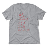 Physics Formula Men/Unisex T-Shirt in Athletic Heather color
