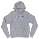 Science Lettering Hoodie in Athletic Heather color