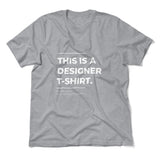 Designer Tshirt Men/Unisex T-Shirt in Athletic Heather color