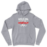 Hold On, Let Me Overthink This Hoodie in Athletic Heather color