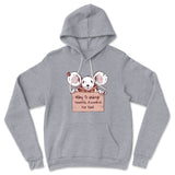 Willing To Undergo Scientific Research For Food Hoodie in Athletic Heather color