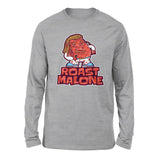 Roast Malone Men/Unisex Drop Shoulder Sweatshirt in Athletic Heather color