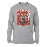 German Shepard Gamer Dog Men/Unisex Drop Shoulder Sweatshirt in Athletic Heather color