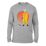Kill Bill Mrs.santa Men/Unisex Drop Shoulder Sweatshirt in Athletic Heather color