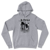 Slothzilla Hoodie in Athletic Heather color