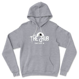 The Hub, Point Place, Wisconsin Hoodie in Athletic Heather color