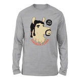 Kendrick Llama Men/Unisex Drop Shoulder Sweatshirt in Athletic Heather color