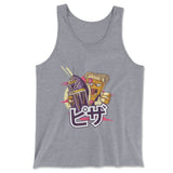 Pizza Kong Men/Unisex Tank in Athletic Heather color