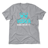 Vodka Made Me Do It Men/Unisex T-Shirt in Athletic Heather color