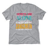 I Never Feel More Alone Than When I'm Trying To Put Sunscreen On My Back Men/Unisex T-Shirt in Athletic Heather color