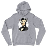 Lincoln Llama Hoodie in Athletic Heather color
