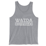 Wazda Deelwifkramer Men/Unisex Tank in Athletic Heather color