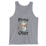Potter Otter Men/Unisex Tank in Athletic Heather color