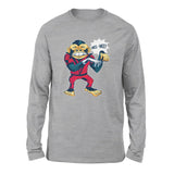 Dancing Monkey Jackson Men/Unisex Drop Shoulder Sweatshirt in Athletic Heather color