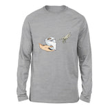 Creation Of Adam - Toilet Paper Men/Unisex Drop Shoulder Sweatshirt in Athletic Heather color