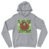 My Ginger Beard Is My Lucky Charm Hoodie in Athletic Heather color