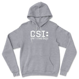 CSI - Can't Stand Idiots Hoodie in Athletic Heather color