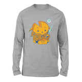 Baby Gouda Men/Unisex Drop Shoulder Sweatshirt in Athletic Heather color