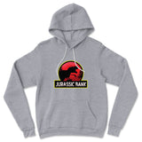 Jurassic Bank Hoodie in Athletic Heather color