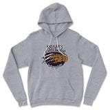 Krugers Barbershop Hoodie in Athletic Heather color