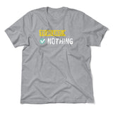 To Do List, Nothing Men/Unisex T-Shirt in Athletic Heather color