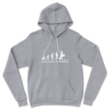 Female Evolution Hoodie in Athletic Heather color