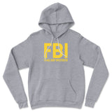 FBI - Female Body Investigator Hoodie in Athletic Heather color