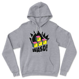 WASD Keyboard For Gamers Hoodie in Athletic Heather color