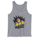 WASD Keyboard For Gamers Men/Unisex Tank in Athletic Heather color