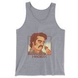 Nachos Drug Lord Men/Unisex Tank in Athletic Heather color