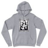 Gothic Monalisa Hoodie in Athletic Heather color