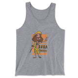 Indian Guru - Baba Marley Men/Unisex Tank in Athletic Heather color