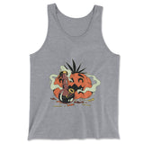 Baked Pumpkin Men/Unisex Tank in Athletic Heather color