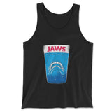 Jaws Teeth Men/Unisex Tank in Black color