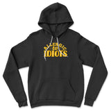 Allergic To Idiots Hoodie in Black color