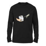 Creation Of Adam - Toilet Paper Men/Unisex Drop Shoulder Sweatshirt in Black color