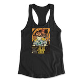 Cat Wars - The Vet Strikes Again Womens Racerback Tank in Black color