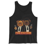 Pug Fiction Men/Unisex Tank in Black color