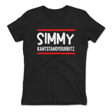 Simmy Kantstandyourbitz Womens T-Shirt in Black color
