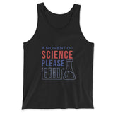 A Moment Of Science Please Men/Unisex Tank in Black color