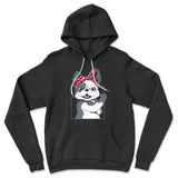 French Bulldog Hoodie in Black color