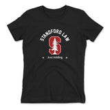 Stanford Law, Just Kidding Womens T-Shirt in Black color