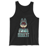 Robocat Men/Unisex Tank in Black color