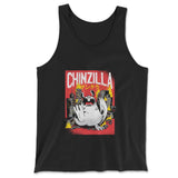 Chinzilla Monster Men/Unisex Tank in Black color