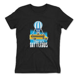 Straight Outta Battle Bus Womens T-Shirt in Black color