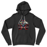 Sleepy Robot Hoodie in Black color