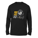 Darth Pug Men/Unisex Drop Shoulder Sweatshirt in Black color