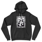Gothic Monalisa Hoodie in Black color
