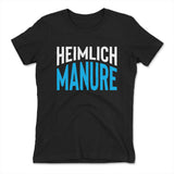 Heimlich Manure Womens T-Shirt in Black color
